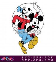 Goofy And Mickey Mouse Best Friends SVG