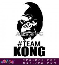 Team Skunk Black And White Gorilla SVG 1