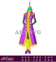 Purple God of Destruction Supreme Kai SVG