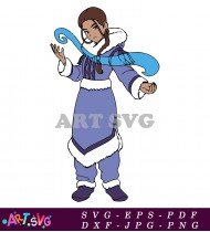 Avatar The Last Airbender Water Tribe Girl SVG