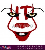 It Clown Horror Scary Graphic Horror Movie SVG