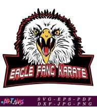 Eagle Fangs Karate Logo Design Vector Art SVG