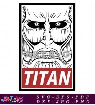 Attack On Titan Anime Manga Illustration SVG