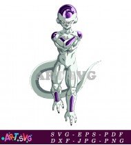 Frieza From Dragonball Z Cartoon SVG