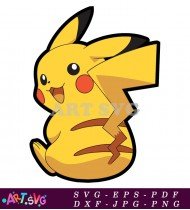 Cute Pikachu Cartoon Pokémon Anime SVG