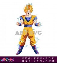 Super Saiyan Super Saiyan 3 Anime Art SVG