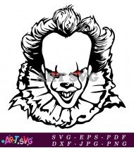 Pennywise the Dancing Clown Horror Movie SVG 2