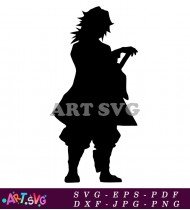 Silhouette Figure Cartoon Character Drawing Art SVG