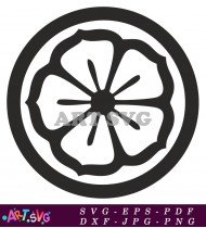 Japanese Flower Design Pattern Vector Graphics SVG