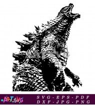 Godzilla Monster Kaiju From Japanese Science Fiction SVG 1