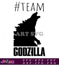 Team Godzilla Monster Kaiju Japanese Science Fiction SVG 1