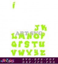 Colorful Graffiti Alphabet Letters Set SVG