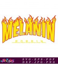 Melanin Poppin Graphic Design T-Shirt Template SVG 2