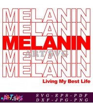 Melanin Poppin Graphic Design T-Shirt Print SVG 2