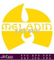 Melanin Yellow Wu Tang Clan Symbol SVG