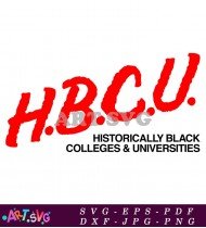 Black Woman HBCU Colleges SVG 1