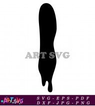 Black Silhouette Woman With Afro Hair SVG 1