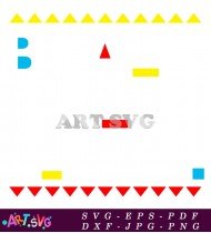 Shapes Colorful Pattern Geometry Minimalistic Abstract SVG