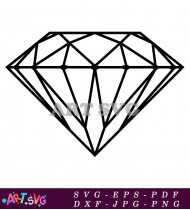 Black Diamond Symbol Vector Illustration SVG