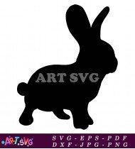 Alice In Wonderland White Rabbit Silhouette Cartoon SVG