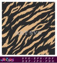 Tiger Animal Crossing Print Seamless Texture SVG