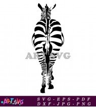 Animal Crossing Zebra Pattern Design SVG