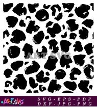 Animal Print Spots Seamless Pattern Design SVG