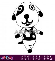 Animal Crossing Puppy Character Design SVG 1