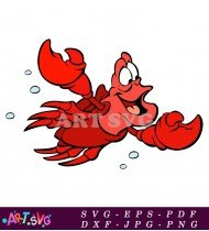 Sebastian the Crab Cartoon Disney SVG