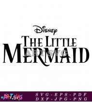 Disney The Little Mermaid Movie Title SVG