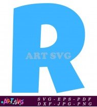 Blue Letter T Clip Art For Kids SVG