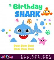 Baby Shark Birthday Party Theme SVG