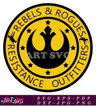 Rebels And Rogues Star Wars Logo Vector SVG