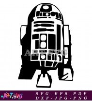 Star Wars R2-D2 Robot Droid SVG