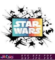 Star Wars Galaxy Design Vector Illustration SVG