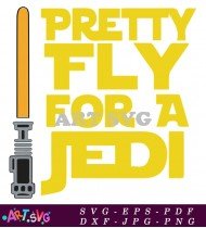 Pretty Fly For A Jedi Yoda SVG