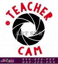 Teacher Camera Shutter Design Clipart for Teachers SVG