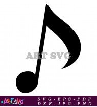 Music Note For Classroom Decor Or Worksheet SVG