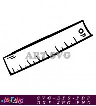 Teacher Ruler School Supplies Classroom Decor SVG 1