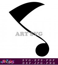 Music Note Teacher Clipart Black White SVG