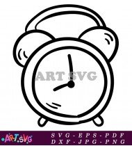 Alarm Clock Clipart Teacher Supplies SVG