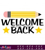 Welcome Back To School Teacher Design SVG