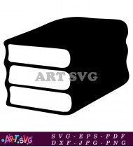 Graduation Cap Book Stack Back To School Clipart SVG