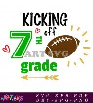 7th Grade Kick Off Football Season SVG