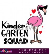 Kindergarden Squad Flamingo Theme SVG