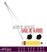 Back To School Clipart Mask Pencil SVG