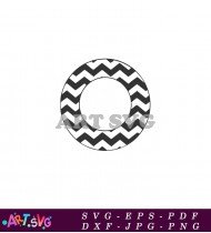 Chevron Circle Pattern Clip Art for Teachers SVG