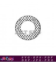 Polka Dot Circle Clip Art SVG Printable