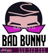 Bad Bunny Vector Logo Illustration SVG