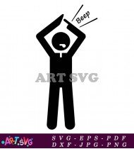 Bleeping Referee Whistle Clipart SVG